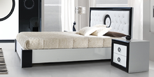 Кровать Ву Веlla New Safir 160x200 белый/черный