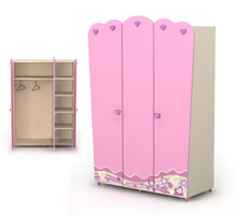Шкаф 3 дверный Briz Pink Pn-03 
