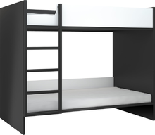 Кровать двухэтажная 90X200 Vox Young Users черный/белый/белый